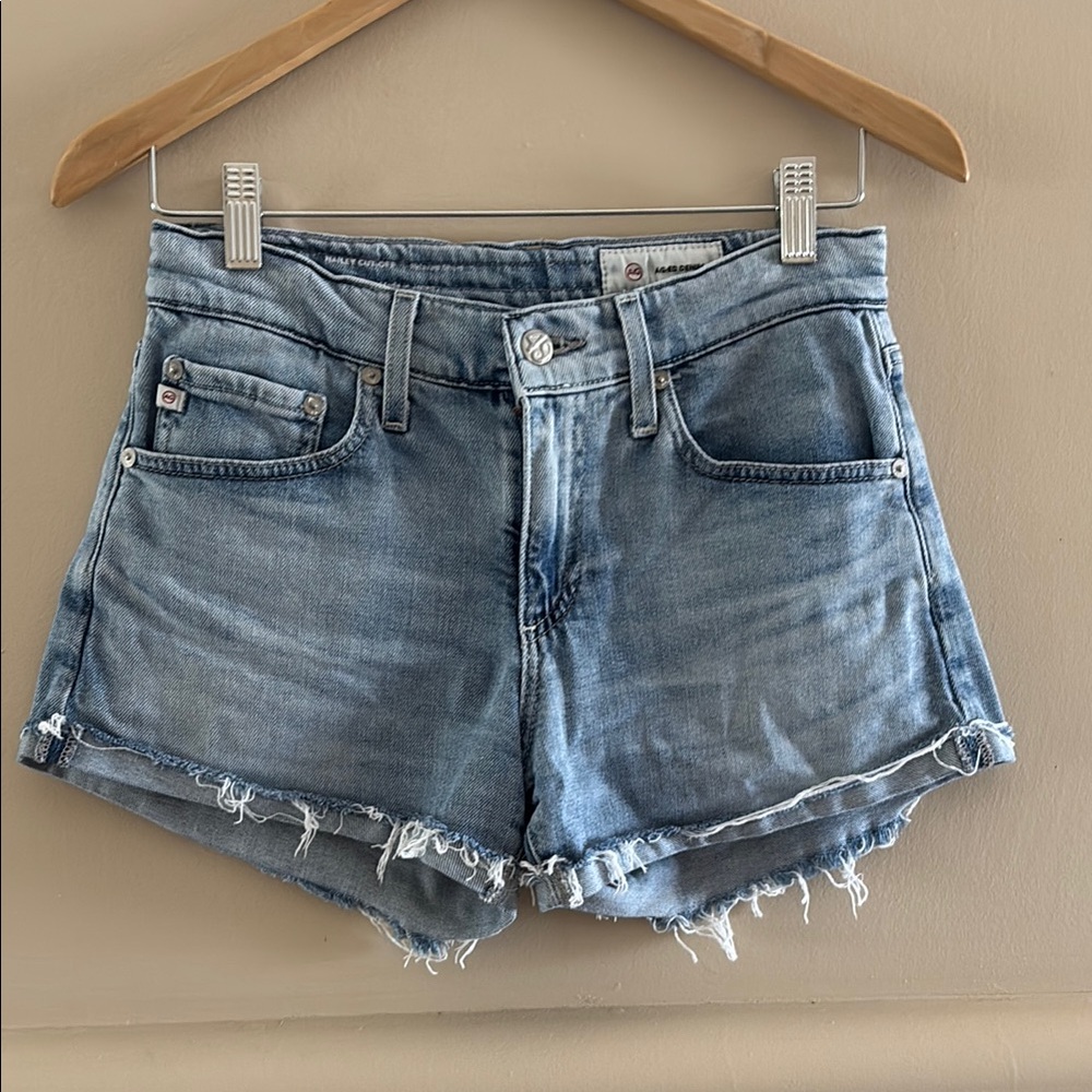 AG Hailey Cut-Off Shorts. Size 23. Light Wash. one Owned.